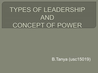 B.Tanya (usc15019)
 