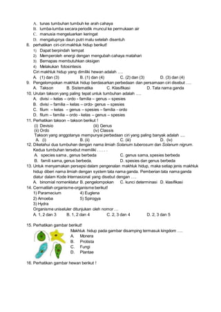 Baik, mari kita buat artikel tentang contoh soal IPA metode diskusi kelas 3 dengan fokus pada klasifikasi hewan, dengan total sekitar 1.200 kata.