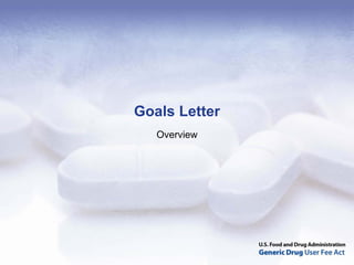 Goals Letter
   Overview
 