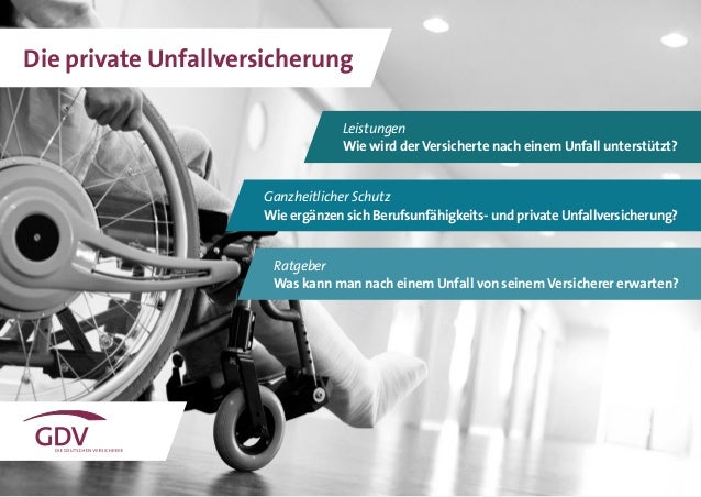Gdv Die Private Unfallversicherung