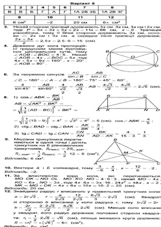 Gdz geometriya monitorin Globlin