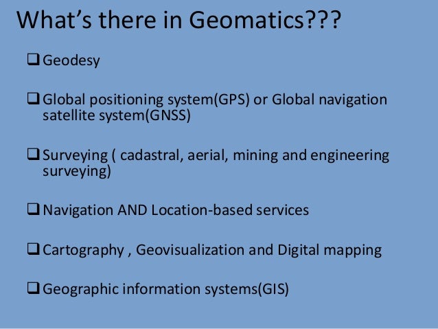 geomatic engineering