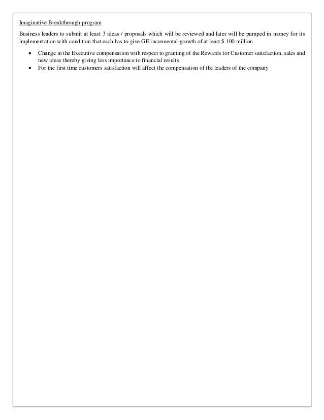 Executive Pay System Ge Pany Write Up