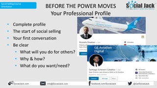 GE Social Selling Orientation - LinkedIn - Digital Aviation - Social Jack and Forward Progress