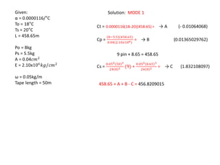Taping Error Formulas Ge 105 lecture 2 (TAPING CORRECTION) by: Broddett B. Abatayo | PDF