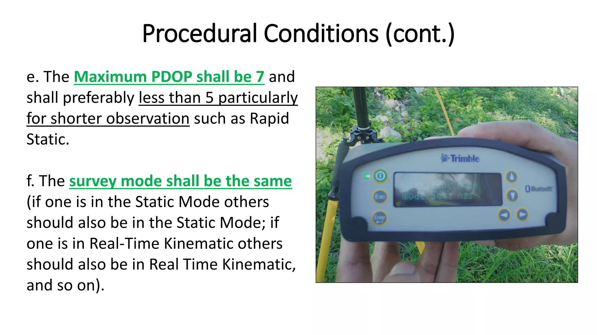 Max Pdop Ge 122 lecture 1 (GEODETIC CONTROL SURVEY) by: Broddett Bello abatayo | PDF