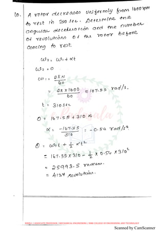 Ge 131 engineering mechanics (a) anna university november december 2002 ...