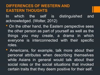Distinguished Things. Examples GE1 the self in western and eastern thoughts.pptx