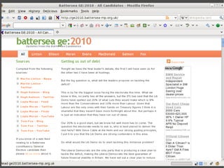 Battersea GE:2010 - Dave Cross