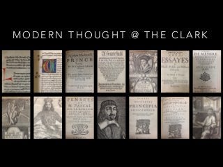 MODERN THOUGHT @ THE CLARK

 