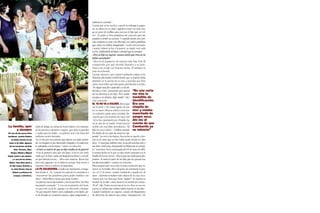 talón de abrigo, la camisa de fondo blanco con estampa-do 
de piecitos colorados y negros –que tanto le gustaba 
y usaba para los bailes–, su pulóver azul y las botas del 
uniforme recién lustradas. 
“Lo vi irse por ese camino que ahora vos estás miran-do. 
La imagen se fue haciendo chiquita y él cada tan-to 
saludaba con la mano”, relata con emoción 
–¿Cómo se enteró de que su hijo estaba en la guerra? 
–Con la primera carta que me llegó. A mí no me avisó 
nadie que se iban, nadie del Regimiento llamó, y tendrí-an 
que haberlo hecho… ellos eran criaturas. Ahora Gal-tieri 
está pagando en el infierno porque dejó morir a 
nuestros chicos y enlutó a la Argentina. 
LA FE SALVADORA. Católica de nacimiento, evange-lista 
desde el 66 –cuando los pastores le enseñaron a 
“encontrar las palabras para poder hablar con 
Dios”–, Elma Pelozo siente que Jesús la salvó. 
“La fuerza me la da Gabino y me la da Dios. En Dios 
encuentro consuelo”. Y con esa aceptación del desti-no 
que solo da la Fe, agrega con devoción cristiana: 
“Sé que nuestro Señor está cuidando a mi hijito, pe-ro 
la herida no cicatriza nunca, sigue sangrando, y 
todavía lo extraño”. 
Cuenta que en las noches, cuando la embarga la angus-tia, 
se sienta en su cama y agradece estar con vida. Lue-go 
se pone de rodillas para orar por el hijo que no vol-vió. 
“Le pido a Dios palabras de oración que me 
ayuden a sentir su caricia. Y cuando siento sus cari-cias 
empiezo a orar con libertad, me salen palabras 
que antes no había imaginado”, revela emocionada. 
Cuando Gabino se fue a la guerra, su madre rezó cada 
noche “pidiéndole al Padre celestial que lo proteja”. 
–Pero su hijo no regresó, ¿nunca sintió que Dios no la 
había escuchado? 
–Dios es el arquitecto de nuestra vida, hija. Solo El 
comprende por qué decidió llamarlo a su lado. 
Nunca me enojé con Nuestro Señor, El siempre te 
está escuchando. 
Cuenta, entonces, que cuando Cambacito estaba en las 
Malvinas ella miraba el árbol florido que su marido había 
plantado en la puerta de su casa, y pensaba que Dios 
suele cortar la flor que más quiere para llevarla a su lado. 
“Yo elegía una flor cada día y se la de-dicaba 
a Dios, pensando que quizá 
así no llevaría a mi hijo. Pero nadie 
escapa a su destino, hija, nadie”, dice 
con convicción. 
EL YA NO VA A VOLVER. Ahora que 
cae la tarde, y los mates siguen de ma-no 
en mano, Elma se anima a una nue-va 
confesión jamás antes revelada. Re-cuerda 
que una mañana de mayo del 
82 se fue caminando por el baldío ha-cia 
la casa de su madre. Doña Lucía la 
recibió con una frase demoledora: “Tu 
hijo no va a volver”. “¡Cállese mamá! 
No hable de eso que de usted no de-pende”, 
“En una carta 
me vino la 
medallita de 
identificación. 
Era una 
chapita de 
zinc y estaba 
manchada de 
sangre seca. 
Ahí me di 
cuenta de que 
Cambacito ya 
no volvería” 
la cortó con dureza. Esa noche se quedó a dor-mir 
en la cama que su hijo había usado desde los diez 
años. “Y sentí que Gabino vino, se acostó encima mío y 
me besó. Sentí muy claramente la tibieza de su cuerpi-to”, 
murmura. Era la madrugada del 29 de mayo de l982, 
la misma fecha en la que su hijo murió peleando en la 
batalla de Goose Green. “Hoy sé que me visitó para des-pedirse. 
Yo sentí el calor de mi hijo que no quería irse 
sin decirme adiós”, cuenta con emoción. 
Elma asegura que esa no fue la única revelación que tu-vieron 
en la familia. Poco después de terminada la gue-rra 
–el 27 de junio, cuando Cambacito cumplía los 20 
años–, mientras tomaban mate afuera de la casa, escu-charon 
una voz clara que decía “¡papá!”. Su marido se 
levantó de la silla y miró hacia la oscuridad del campo. 
“Es él”, dijo. Todos reconocieron la voz. Pero en ese en-tonces 
no sabían que Gabino había muerto en las islas. 
Cuando Cambacito no regresó, cuando del Regimiento 
de Mercedes les dijeron que estaba “desaparecido”, El- 
La familia, ayer 
y siempre 
En una de las pocas fotos 
familiares, cuando Gabino 
ya había muerto en las 
islas: la tía Alba, algunos 
de los hermanos de Ruíz 
Díaz –Antonia, Abel, 
Roque, Rafael y Miguel 
Angel– junto a sus padres, 
y a uno de los nietos, 
Eliseo. Hoy, Elma junto a 
su hija mayor, Antonia, y 
su nieta Noemí, hija de 
Rafael y profesora de 
Lengua y Literatura. 
 