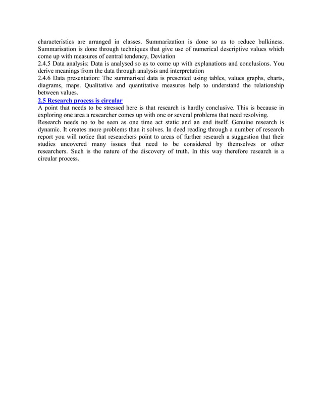 Ge 249 research methods in geography | DOCX | Geography | Science