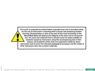 2 of 39Copyright © 2010 Pearson Education, Inc. Publishing as Prentice Hall · Microeconomics · R. Glenn Hubbard, Anthony Patrick O’Brien, 3e.
Chapte
 