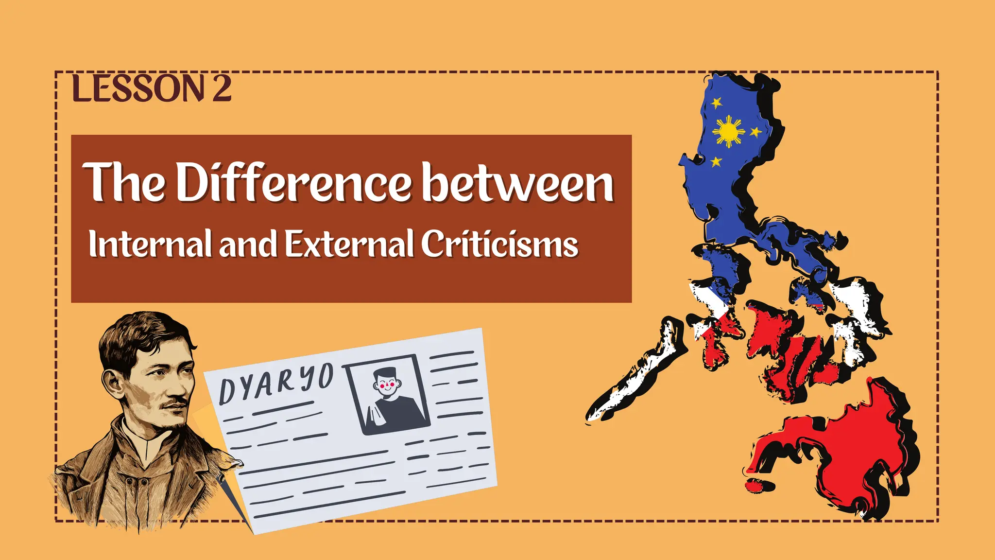 The Difference between
The Difference between
Internal and External Criticisms
Internal and External Criticisms
LESSON 2
 
