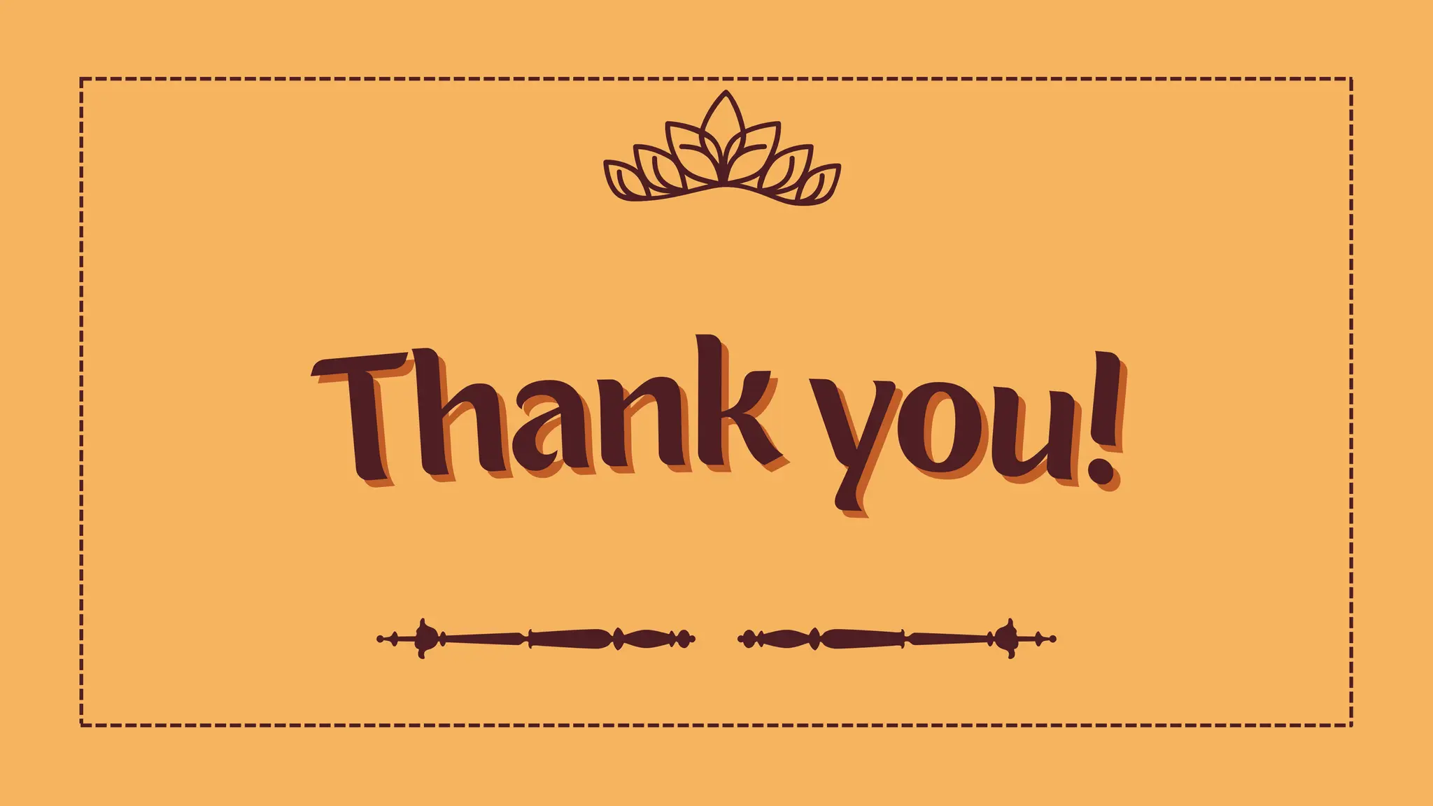 Thank you!
Thank you!
 