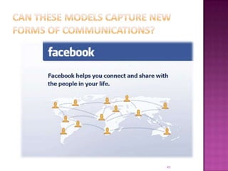 Can these models capture new forms of communications?41
