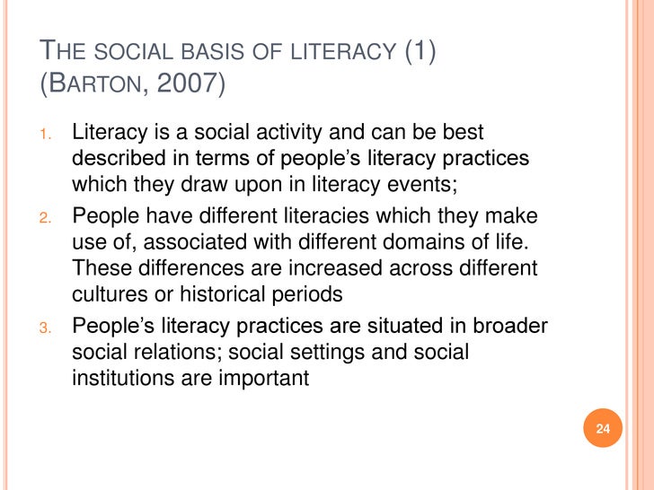 the social theory of the literacy in barton and hamiltons literacy practices Bisexuality and queer theory psychosis as a personal crisis an experience based approach the international society for psychological and social best practices. the social theory of the literacy in barton and hamiltons literacy practices Bisexuality and queer theory psychosis as a personal crisis an experience based approach the international society for psychological and social best practices.