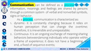 Communication Is Irreversible Examples GE 5 Purposive communicatio ppt 1.pptx