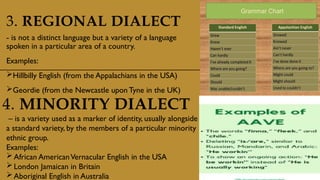 Exploring Varieties and Registers of Spoken and Written Language ...