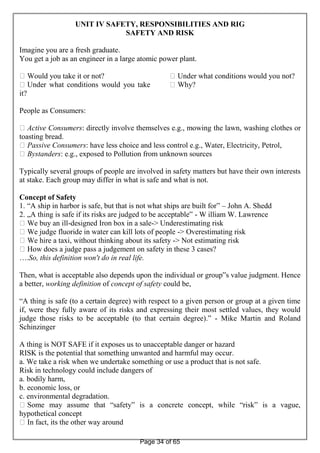 Ge6075 Professional Ethics 5 UNITS NOTES | PDF