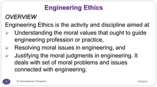 GE6075 PROFESSIONAL ETHICS IN ENGINEERING Unit 2 | PPTX