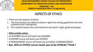 Integrity Values Examples GE8076_PEE_UNIT - I T1 Morals values and Ethics.pptx