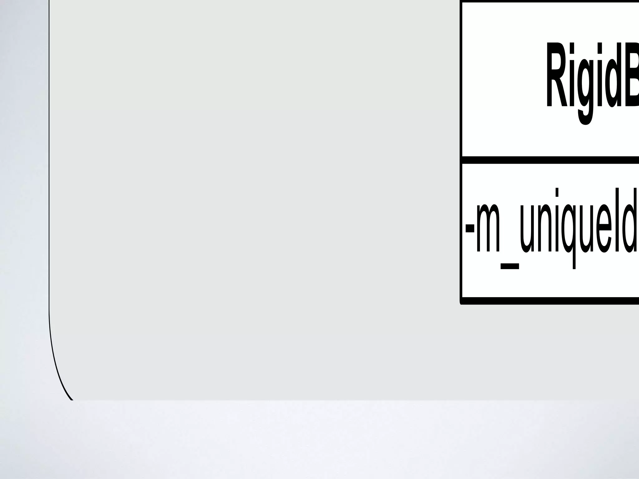 PURE COMPONENT
MODEL
-m_uniqueId
RigidB
 