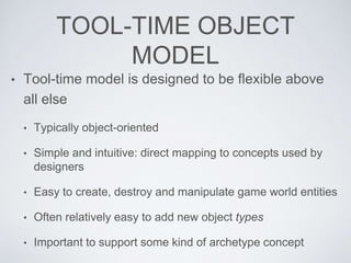 Game object models - Game Engine Architecture | PPTX