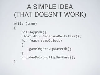Game object models - Game Engine Architecture | PPTX | Programming ...