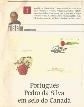 Português - Pedro da Silva em Selo do Canadá