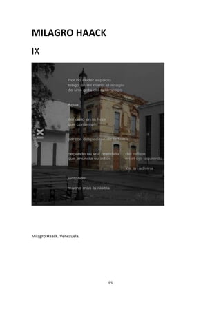 95
MILAGRO HAACK
IX
Milagro Haack. Venezuela.
 