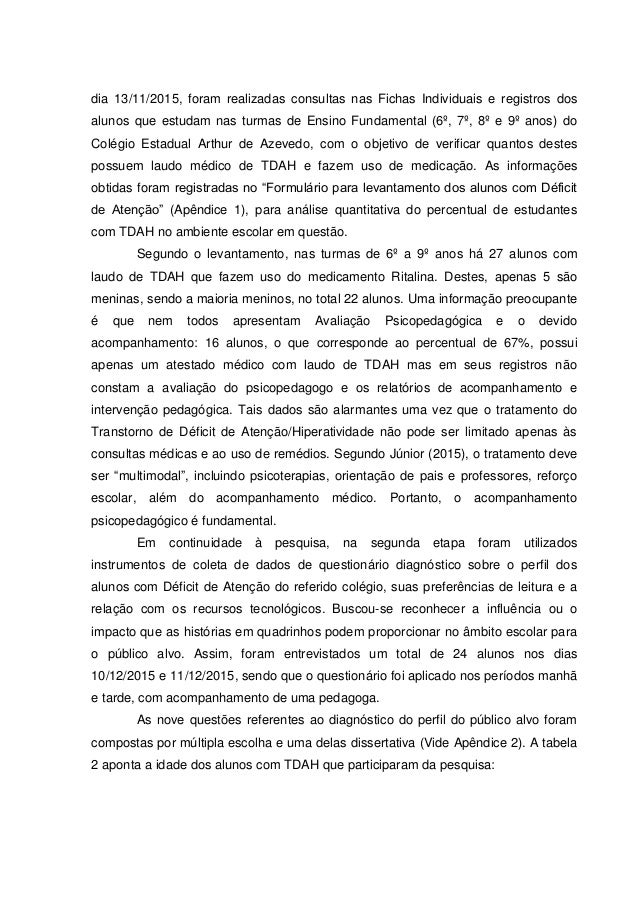 Tdah artigos