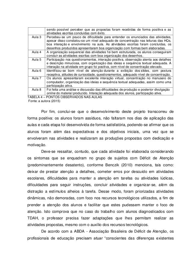 Tdah artigos