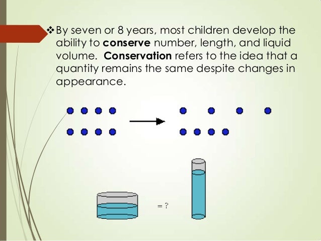 conservation according to piaget