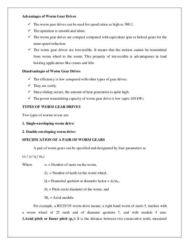 Worm Gear Design Calculation Pdf Merge Online
