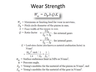 Wear Strength
 