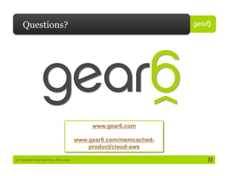 21: Copyright 2009 Gear6 Inc., 8 Dec 2009
 