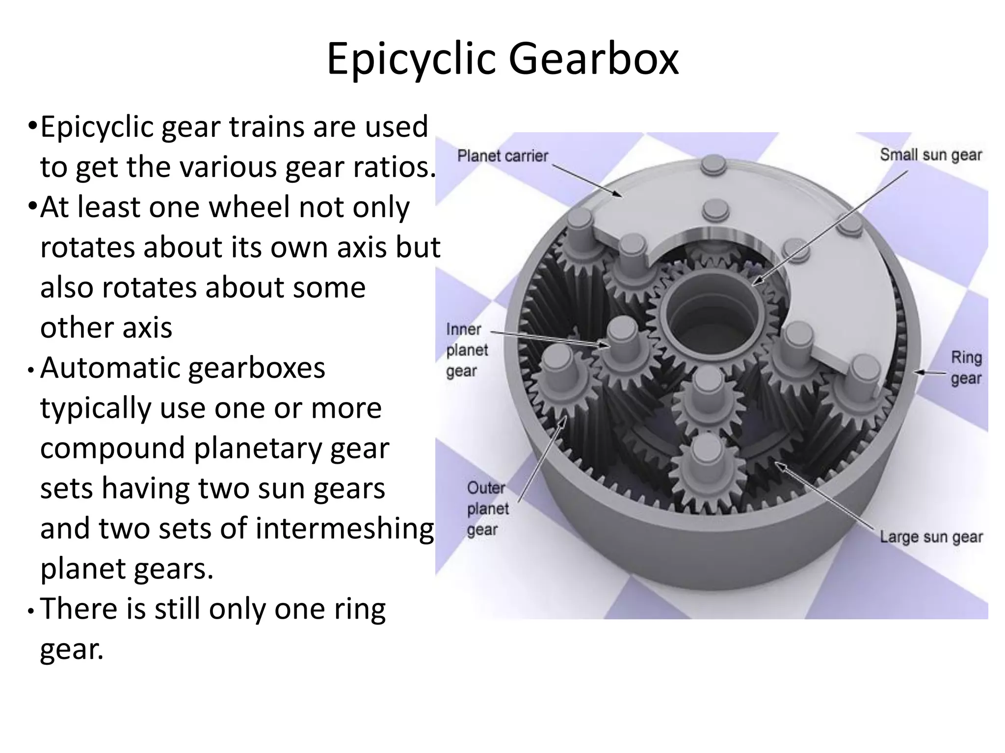 Gearbox in automobile | PDF