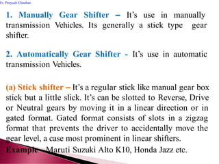 Shifter Definition gearbox Arrangement with proper Diagram.pptx