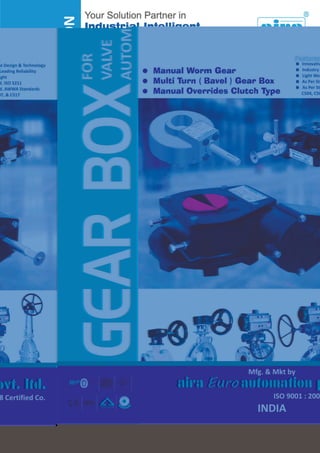 Gear box & Manual Override Catalog