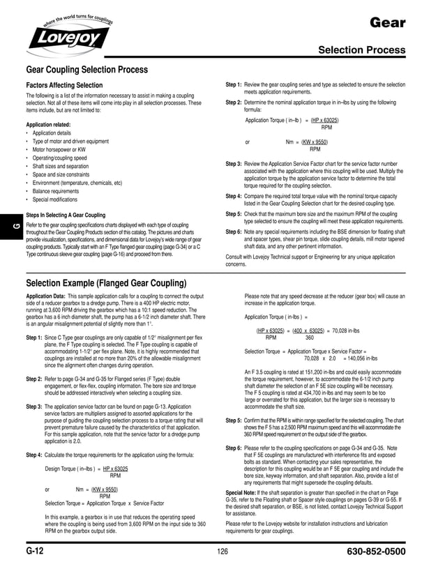 Gear Coupling Catalogue Pdf