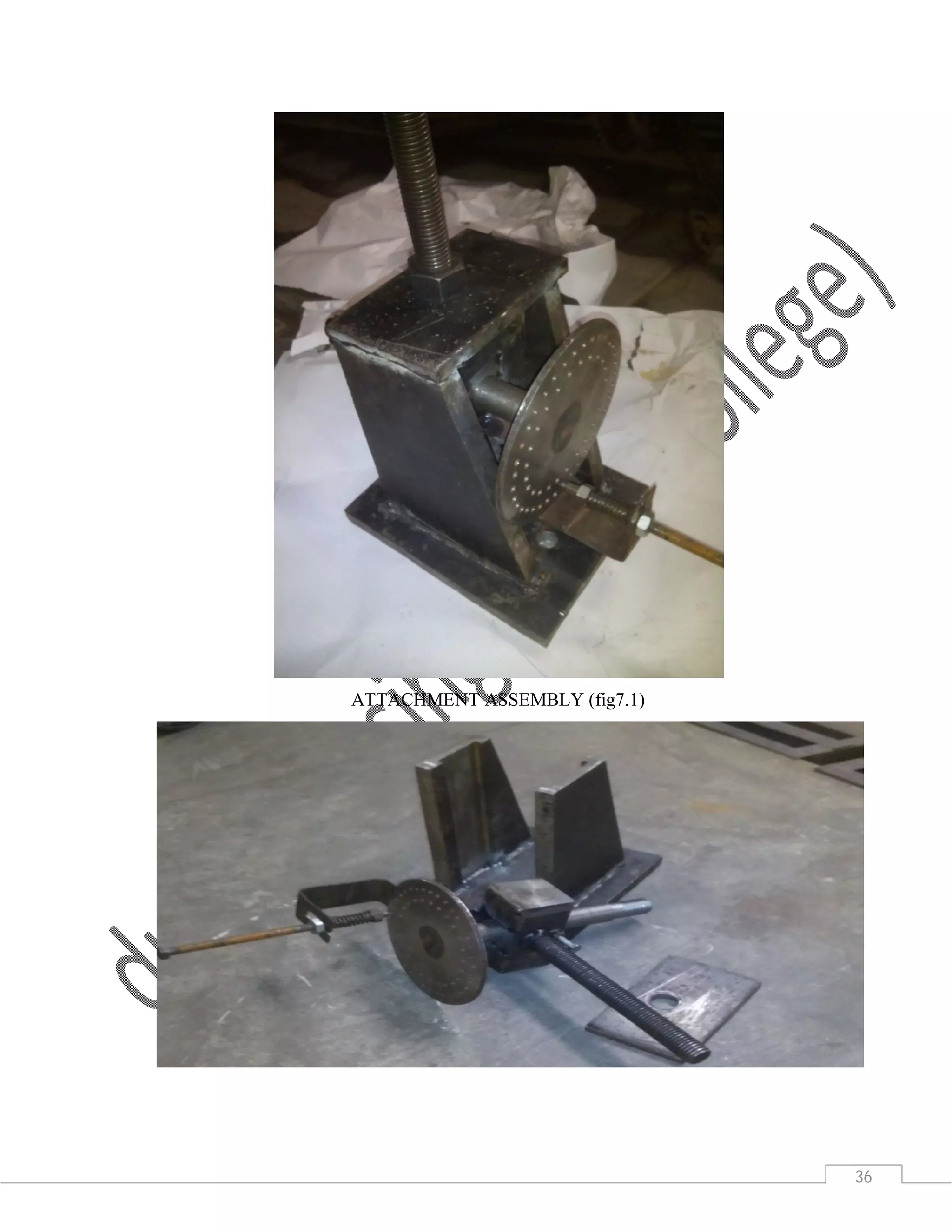 36
ATTACHMENT ASSEMBLY (fig7.1)
 