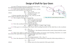 Design of Shaft for Spur Gears
 