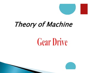 Theory of Machine
 