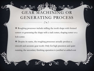 Gearbox automobile mfg process | PPTX