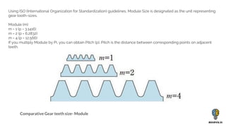 Gears Terminology - Mechanical Engineering | PDF