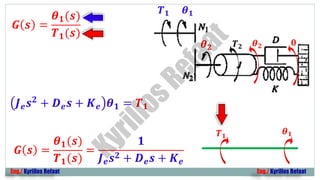 Control System engineering - Mechanical Systems - Gears 2 | PDF