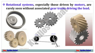 Control System engineering - Mechanical Systems - Gears 2 | PDF