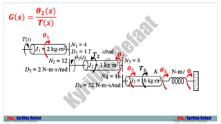 Control System engineering - Mechanical Systems - Gears | PDF