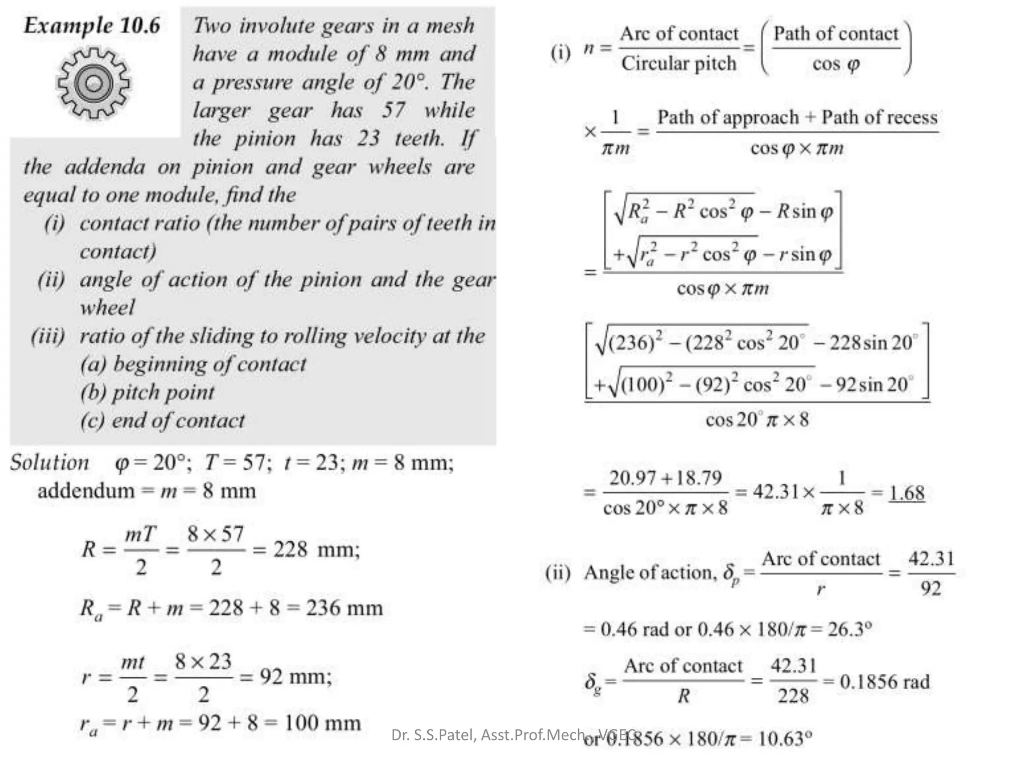 7/25/2023 38
Dr. S.S.Patel, Asst.Prof.Mech., VGEC
 